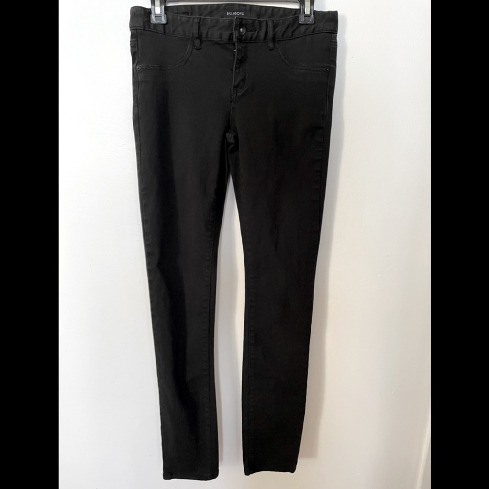 New BILLABONG black low-rise skinny jeans